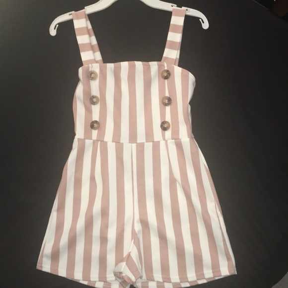 PrettyLittleThing Other - Striped romper